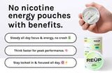 Energy & Focus Nootropic Pouches (15 Pouches) REUP