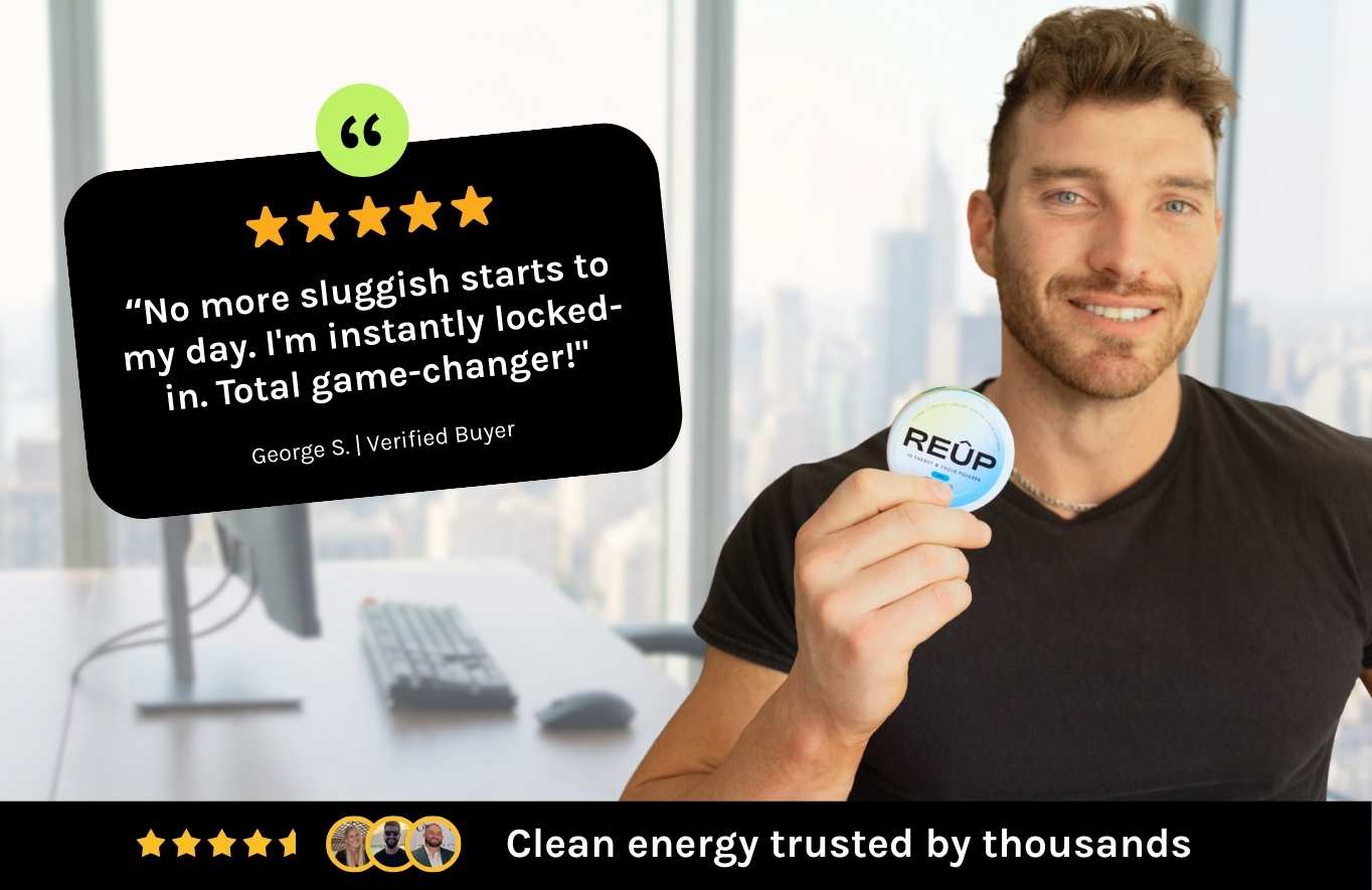 Energy & Focus Nootropic Pouches (15 Pouches) REUP