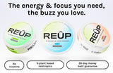 Energy & Focus Nootropic Pouches (15 Pouches) REUP
