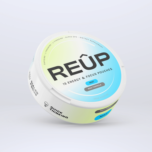 Energy & Focus Nootropic Pouches (15 Pouches) REUP