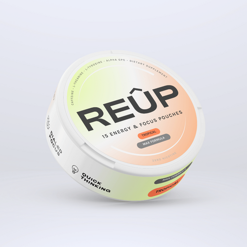 Energy & Focus Nootropic Pouches (15 Pouches) REUP